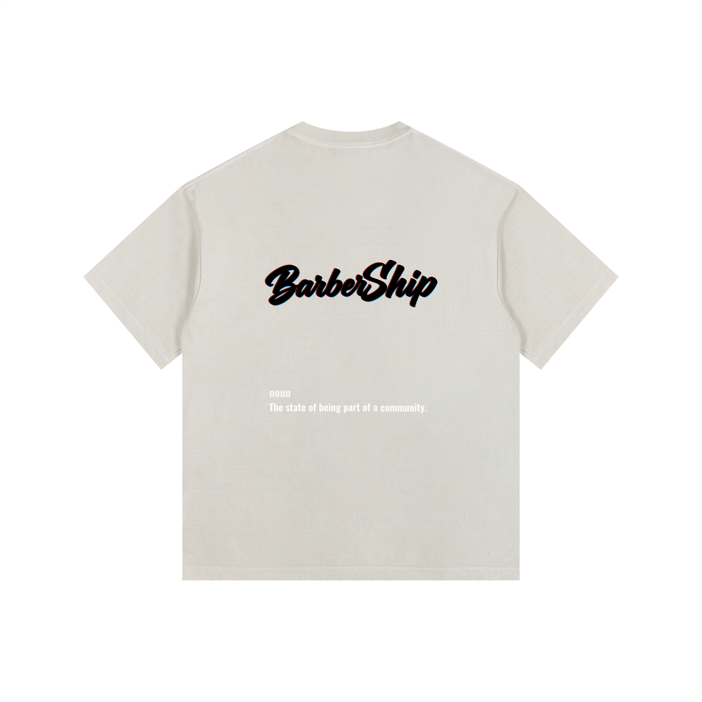 BarberShip Vintage Washed Oversized Cotton T-Shirt