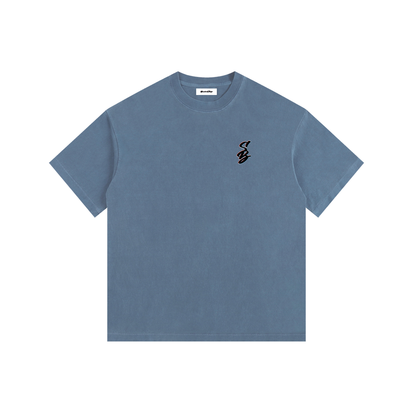 BarberShip Vintage Washed Oversized Cotton T-Shirt