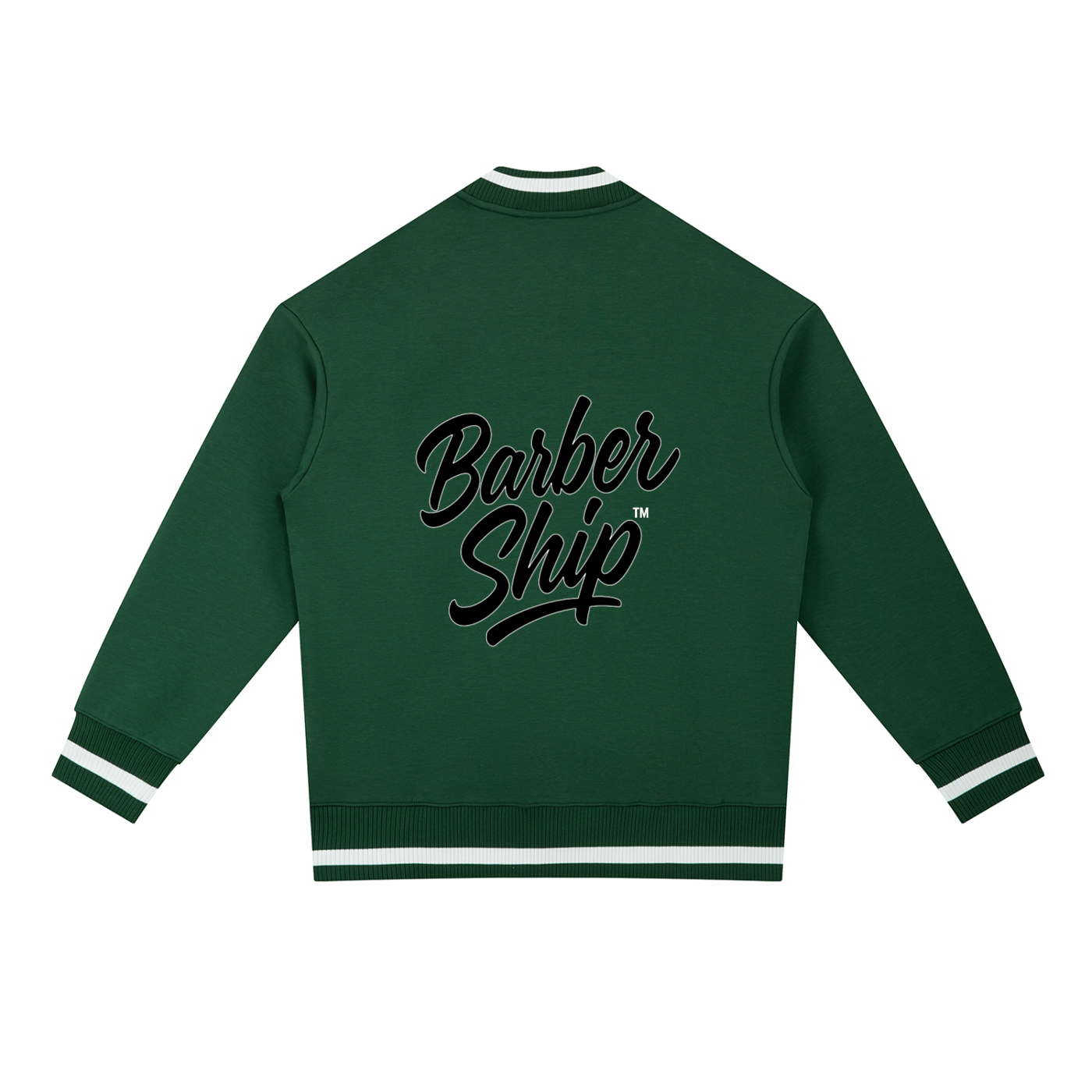 BarberShip Piping Zip Bomber Jacket