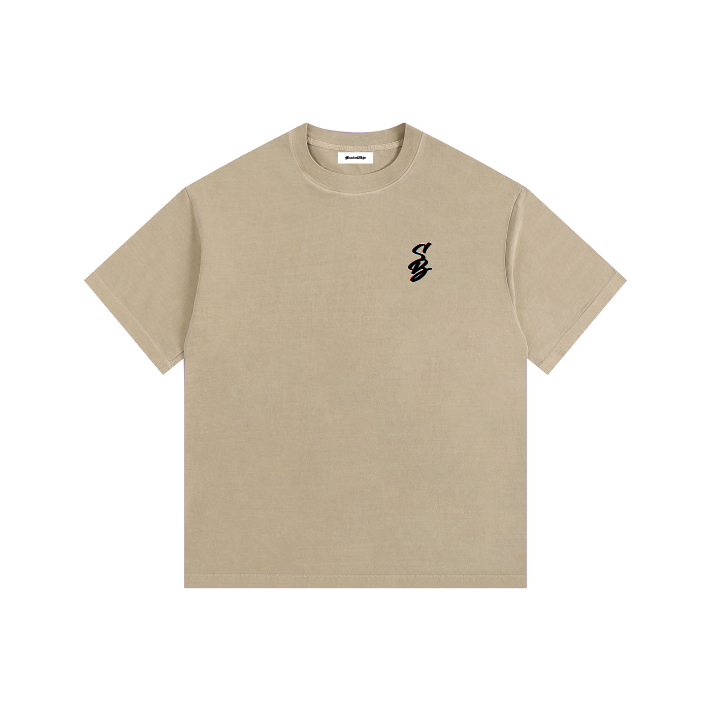 BarberShip Vintage Washed Oversized Cotton T-Shirt