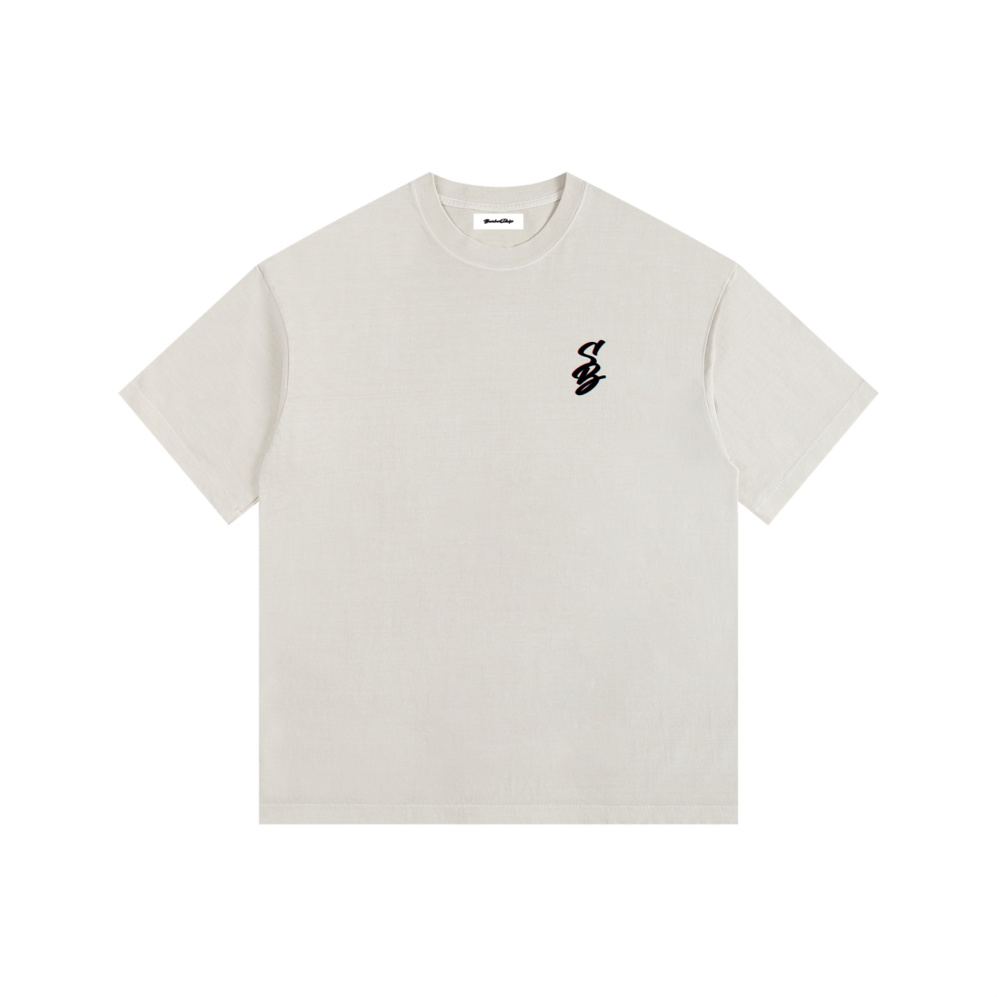 BarberShip Vintage Washed Oversized Cotton T-Shirt