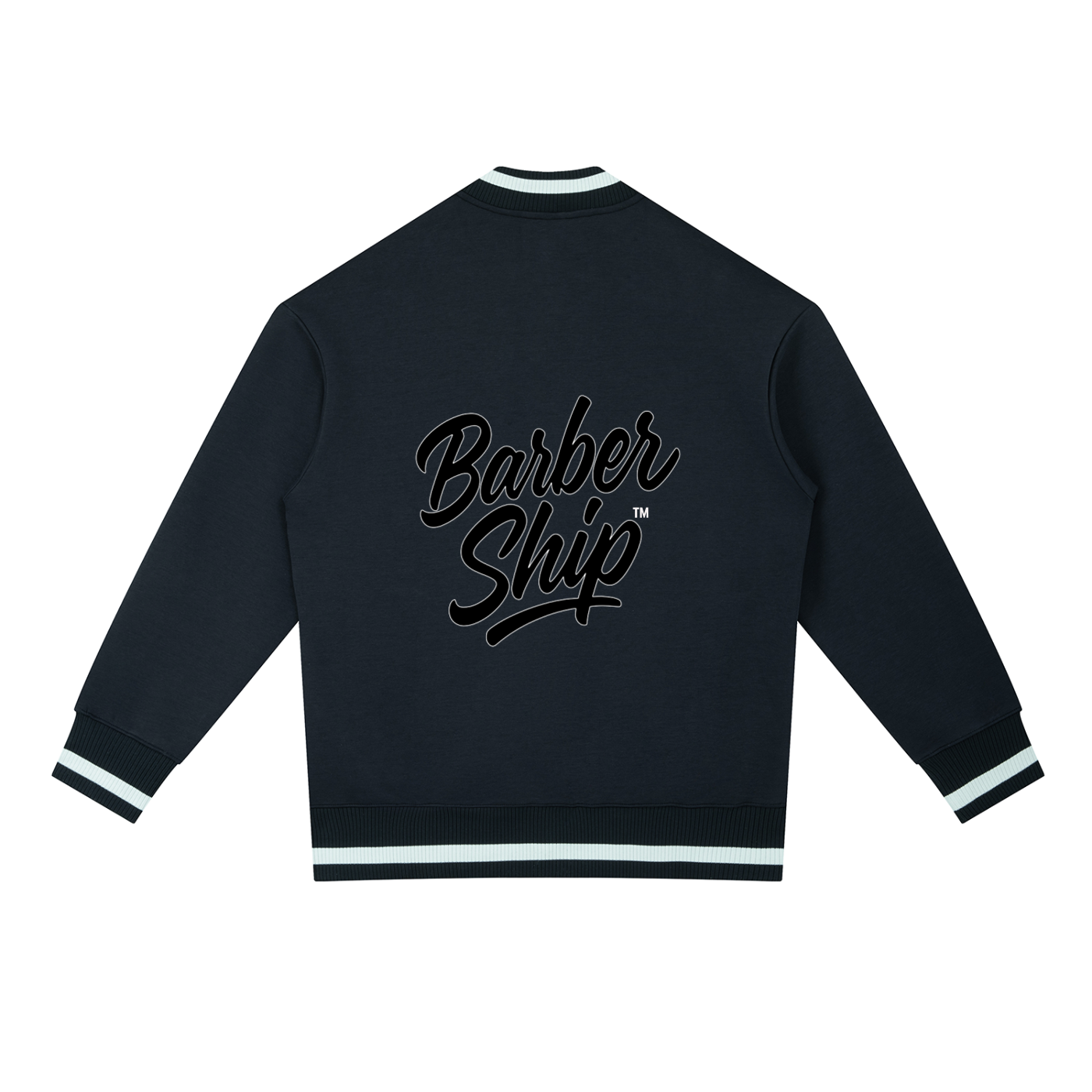 BarberShip Piping Zip Bomber Jacket