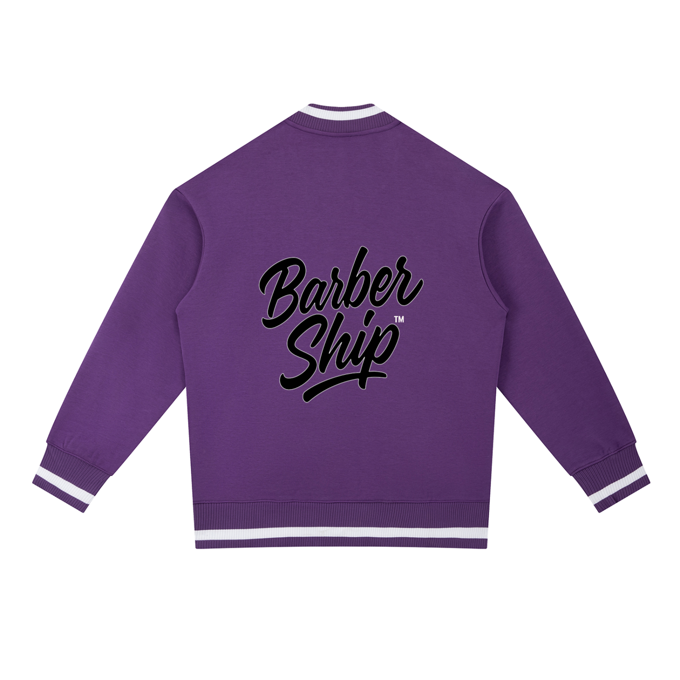 BarberShip Piping Zip Bomber Jacket