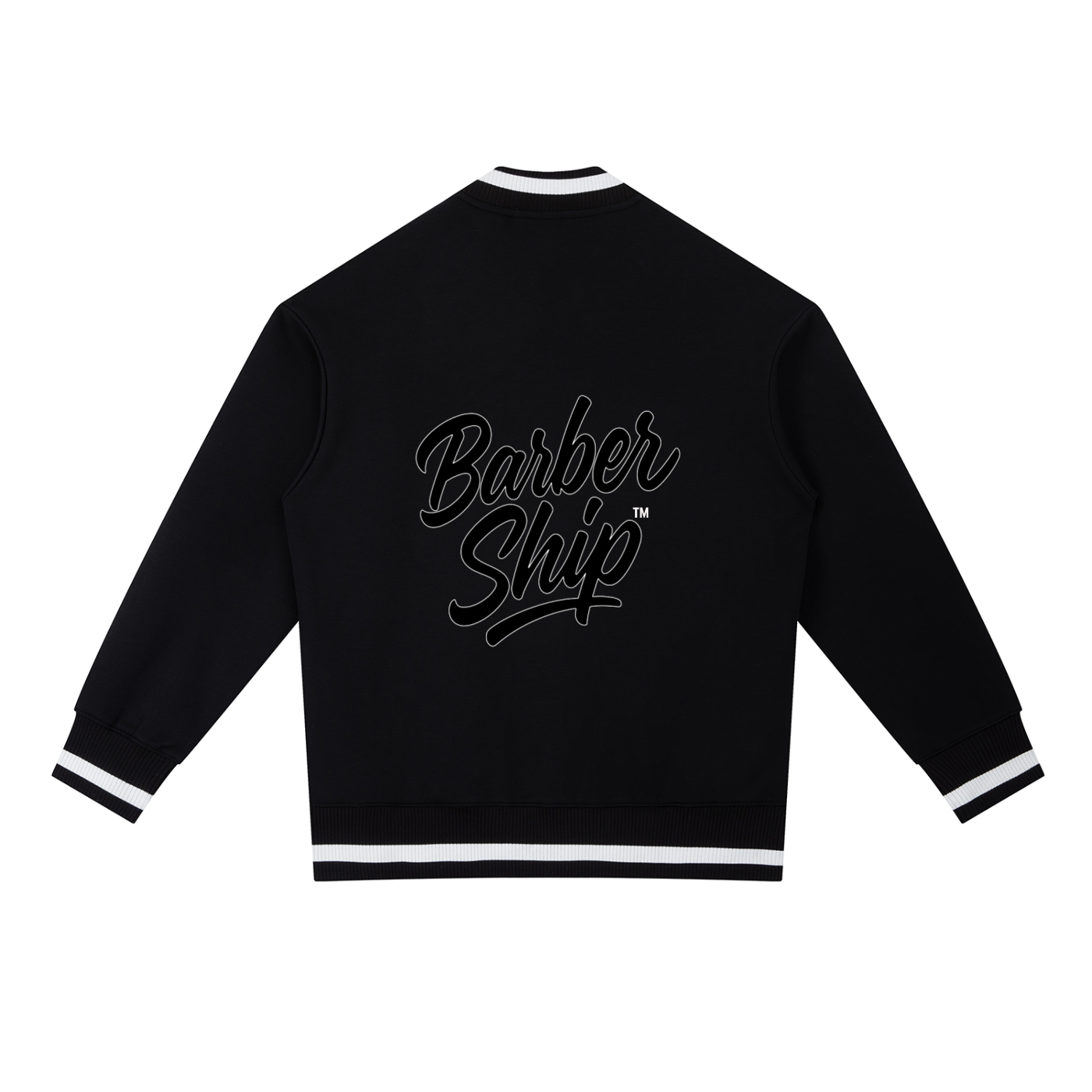 BarberShip Piping Zip Bomber Jacket