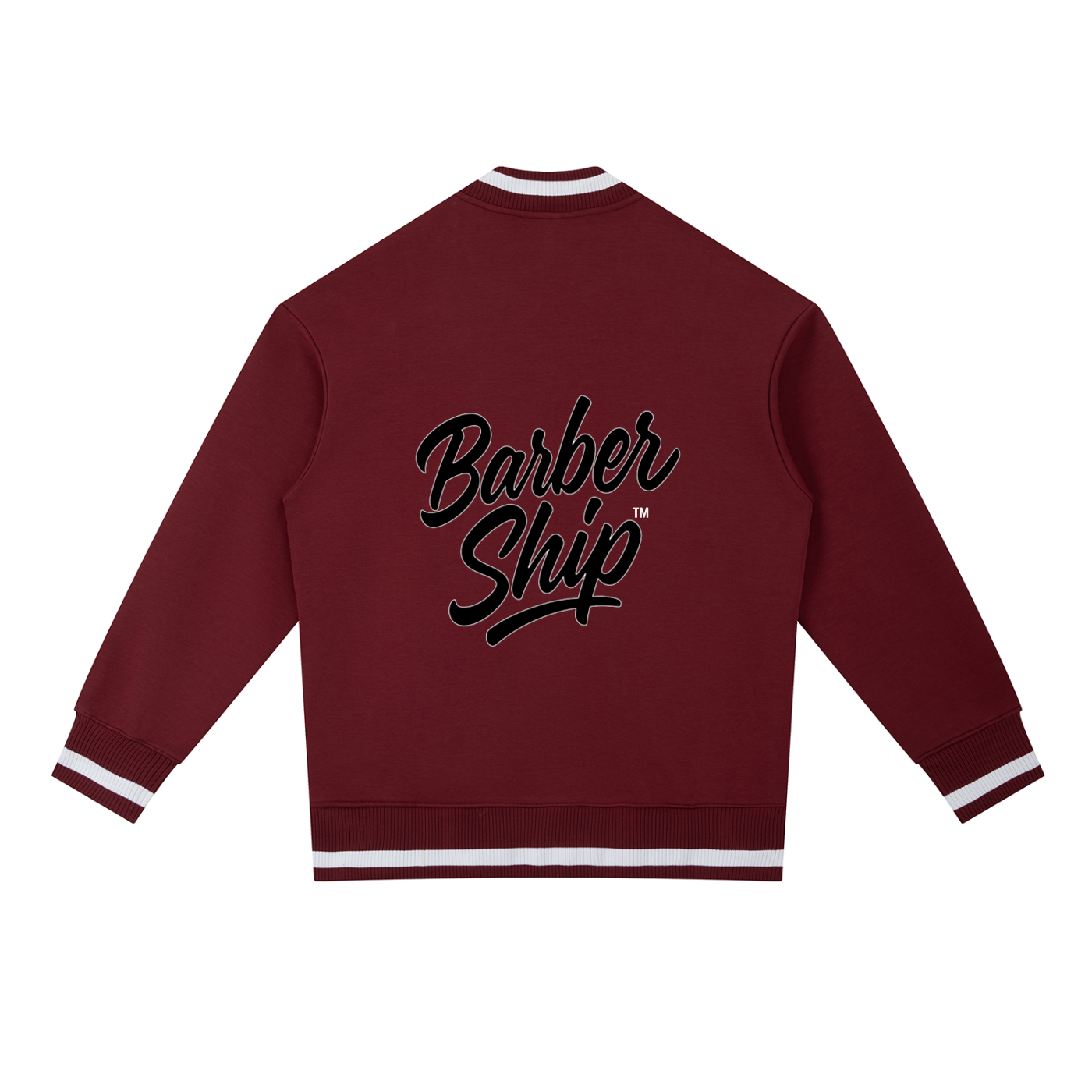 BarberShip Piping Zip Bomber Jacket