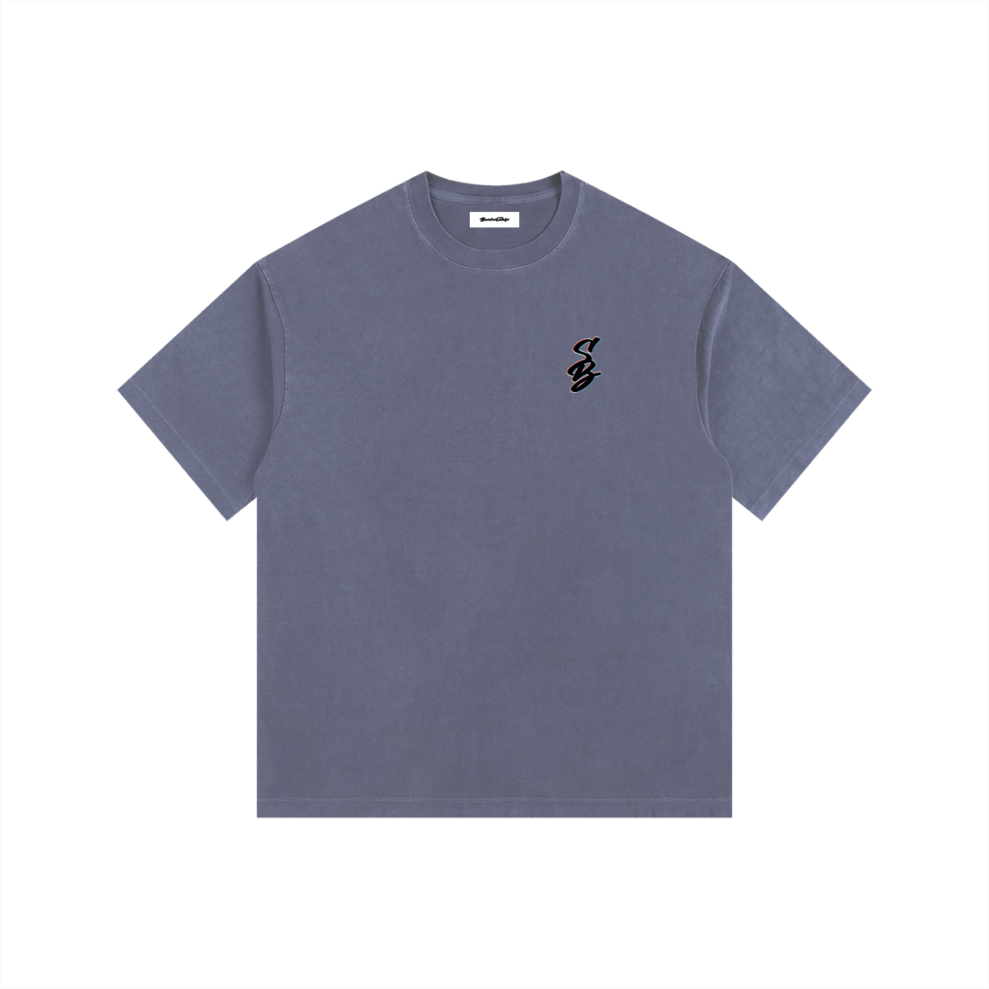 BarberShip Vintage Washed Oversized Cotton T-Shirt